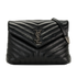 Large Loulou, &pound;1,200, Handbags, Black, Leather, Front view